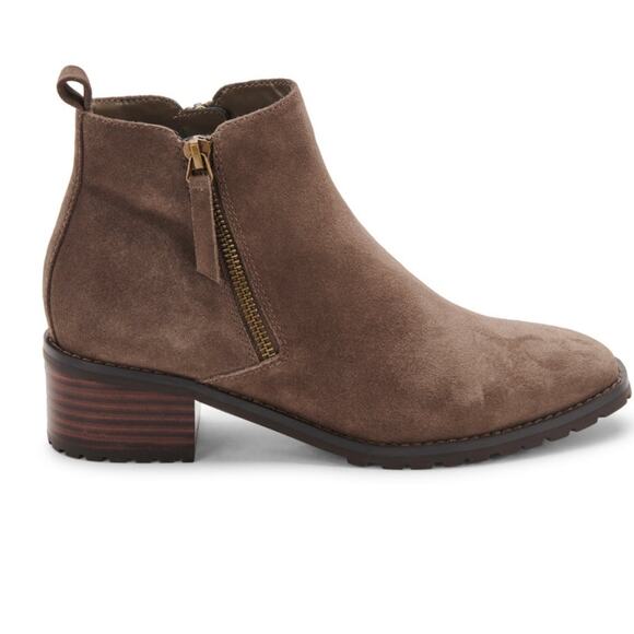 NWOT Blondo Samara Waterproof Bootie Dark Taupe - Sz 8.5 - Picture 1 of 8